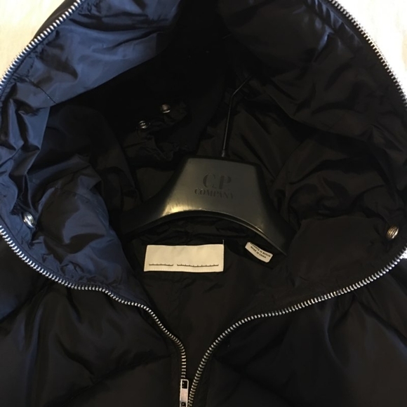 New cp company full zip hood quilted down puffer jacket - Picture 2 of 2